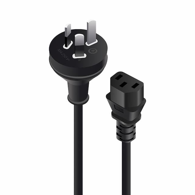 ALOGIC 1m Aus 3 Pin Wall to IEC C13