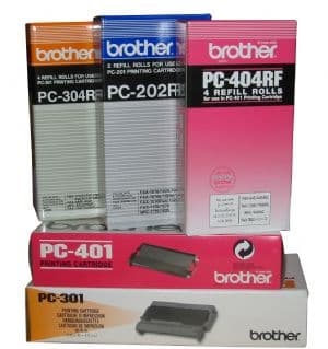 Brother PC302RF A twin pack of thermal printing ribbons