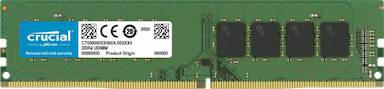Crucial 8GB (1x8GB) DDR4 UDIMM 3200MHz CL22 1.2V Ranked Desktop PC