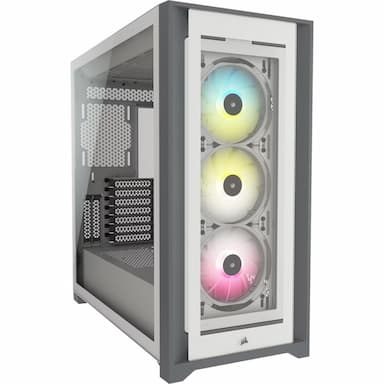 Corsair iCUE 5000X RGB Tempered Glass Mid-Tower ATX PC Smart Case