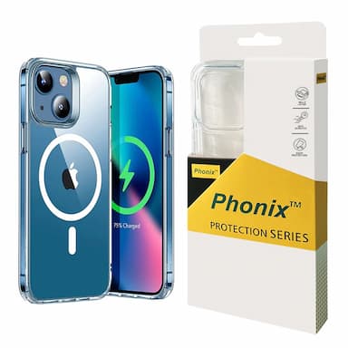 Phonix Apple iPhone 13 Pro (6.1') Clear Rock Shockproof Case