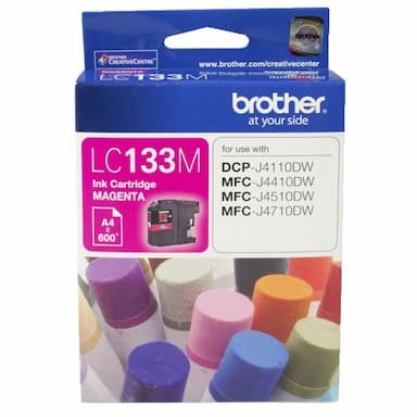 Brother LC-133M Magenta Ink -600 p