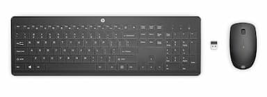 HP 230 USB Wireless Keyboard & Mouse Combo 2.4GHz 12 function keys