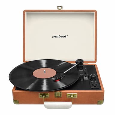 (LS) mbeat® Woodstock Retro Turntable Recorder with Bluetooth & USB