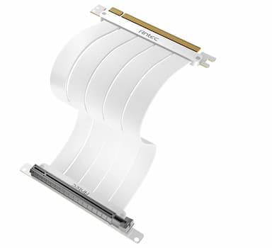 Antec PCIE-4.0 Riser Cable (200mm White) High Quality Gold Plated