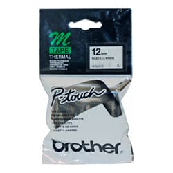 Brother M-k231 Blk Print on White Tape