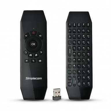 Simplecom RT150 2.4GHz Wireless Remote Air Mouse Keyboard with IR
